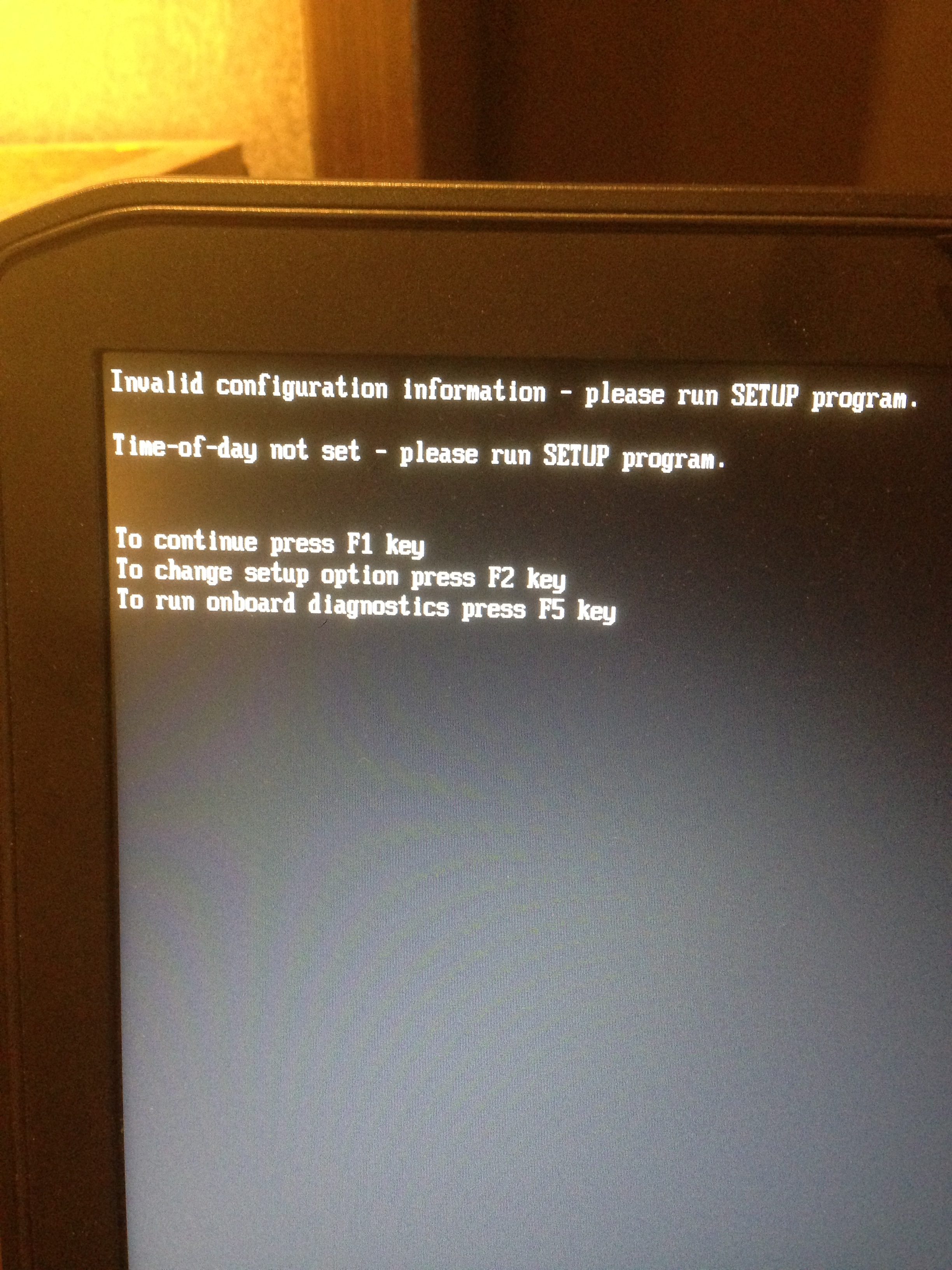 【トラブル】「time of day not set」のエラーを解決