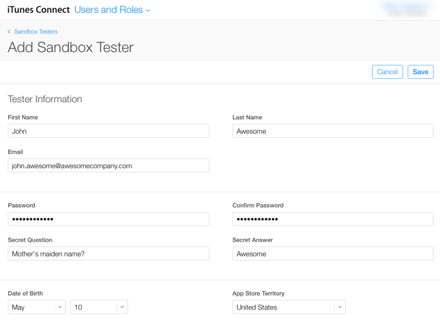 【エラー】Sandbox Testerを作成する時のエラーの解決