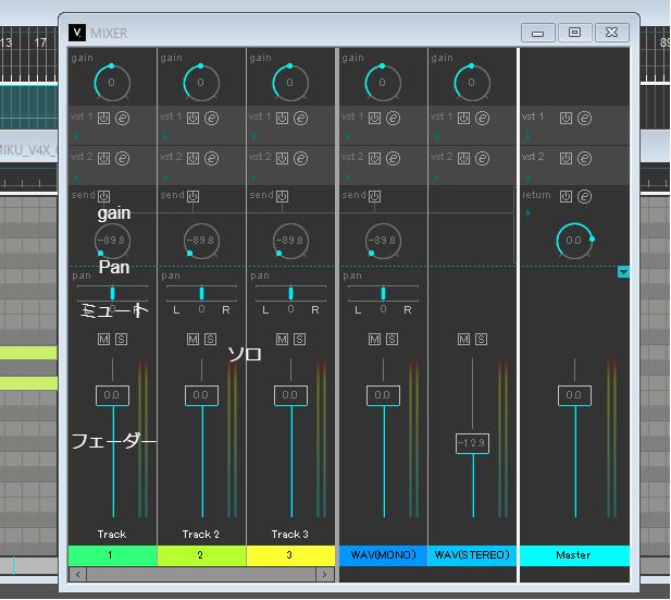 #1-3 VOCALOID4 Editorの使い方 シンガーとは/モノフォニックとは/ミキサーをいじってみる